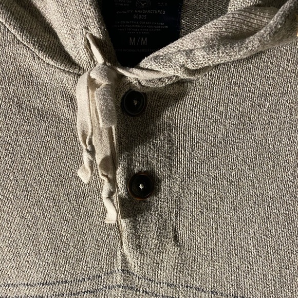 AM American Eagle Casual Hoodie Sweater Patterned - Picture 4 of 4